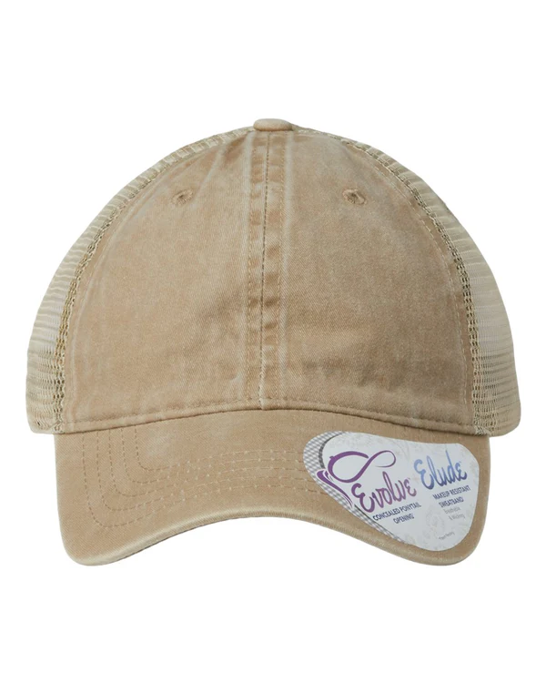 Infinity Her - Women's Washed Mesh-Back Cap - Image 3